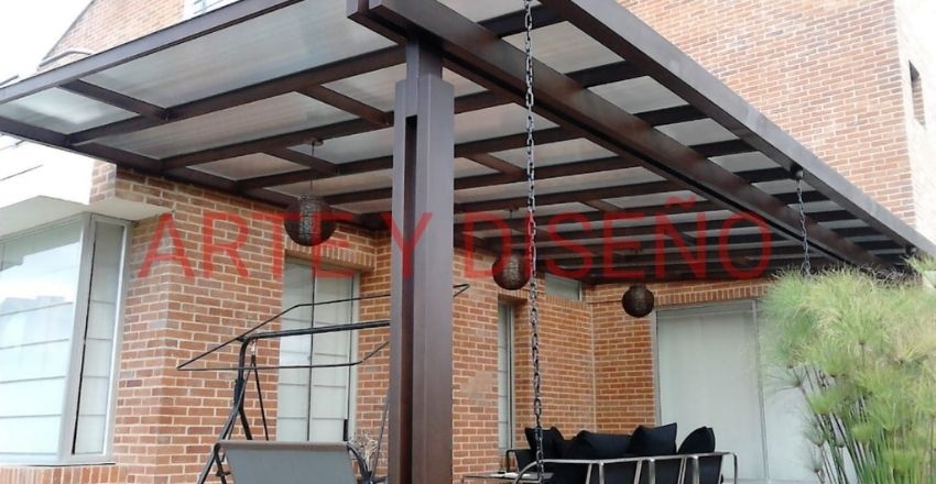 pergolas en hierro en chia